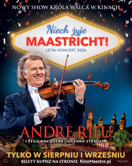 Czechowice-Dziedzice Wydarzenie Koncert André Rieu. Niech żyje Maastricht! Retransmisja letniego koncertu z Maastricht 2026